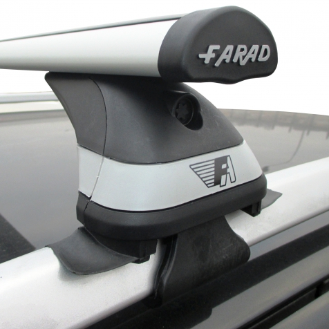 HX LUX AERODYNAMIC SILVER FARAD roof bars cm. 100