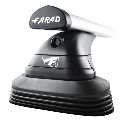 PR LUX AERODYNAMIC SILVER FARAD roof bars cm. 110