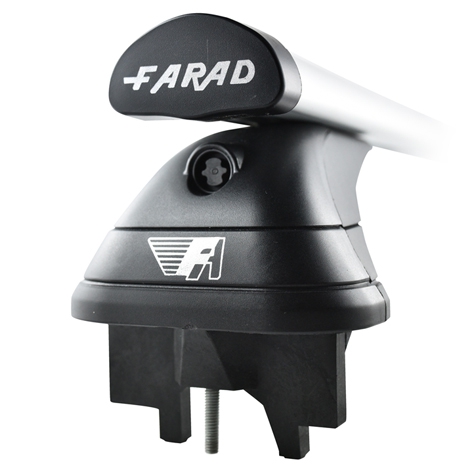 PR LUX AERODYNAMIC SILVER FARAD roof bars cm. 130