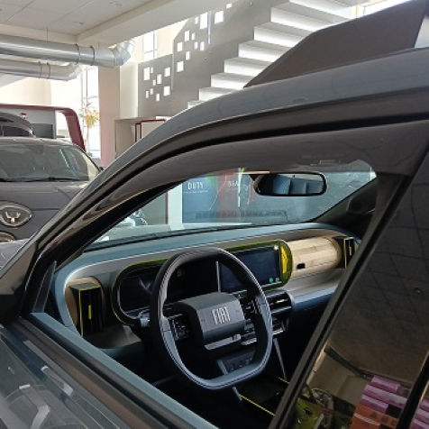 Wind deflectors for front doors standard fixing