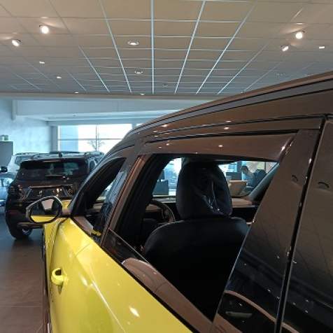 Windabweiser für vordere und hintere Fenster