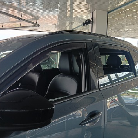 Wind deflectors for front doors standard fixing