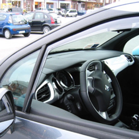 Windabweiser für vordere fenster standard fixierung