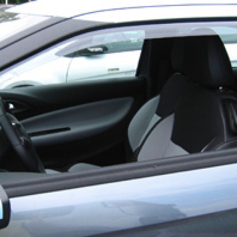 Windabweiser für vordere fenster standard fixierung