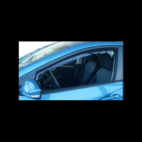 Wind deflectors for front doors standard fixing