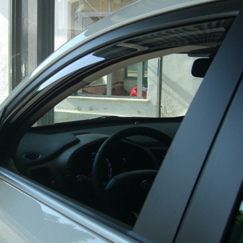 Windabweiser für vordere Fenster standard Fixierung